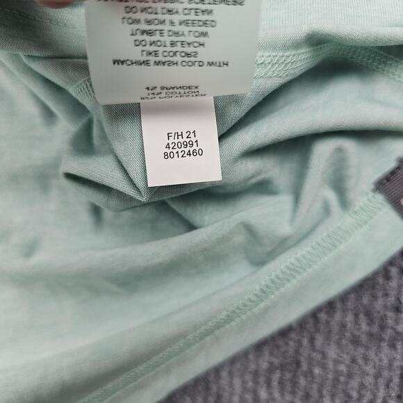 Title Nine Shirt Womens Large Green Tank Top Athletic Activewear Sleeveless Gym - Picture 6 of 7